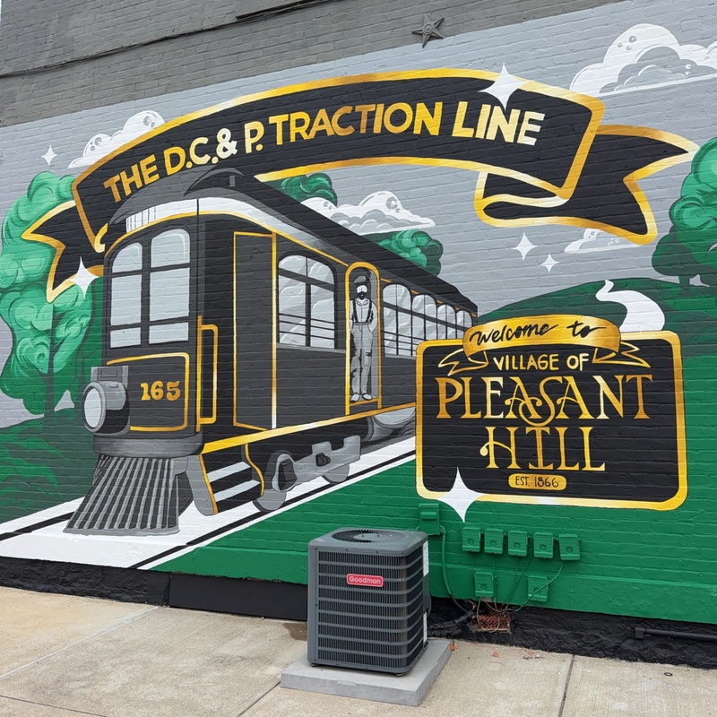 mural in Pleasant Hill by artist unknown.