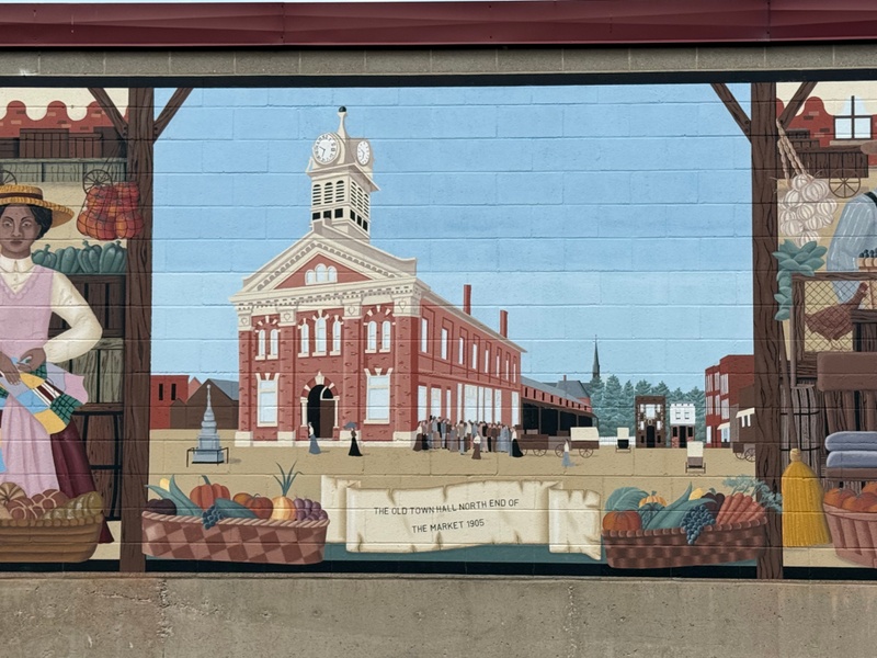 mural in Chatham-Kent by artist unknown.