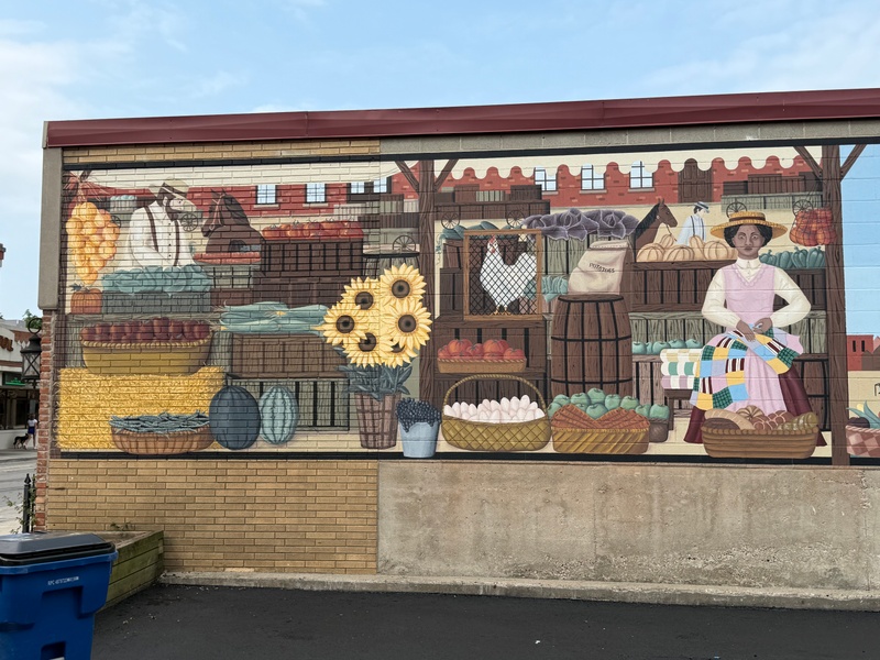 mural in Chatham-Kent by artist unknown.