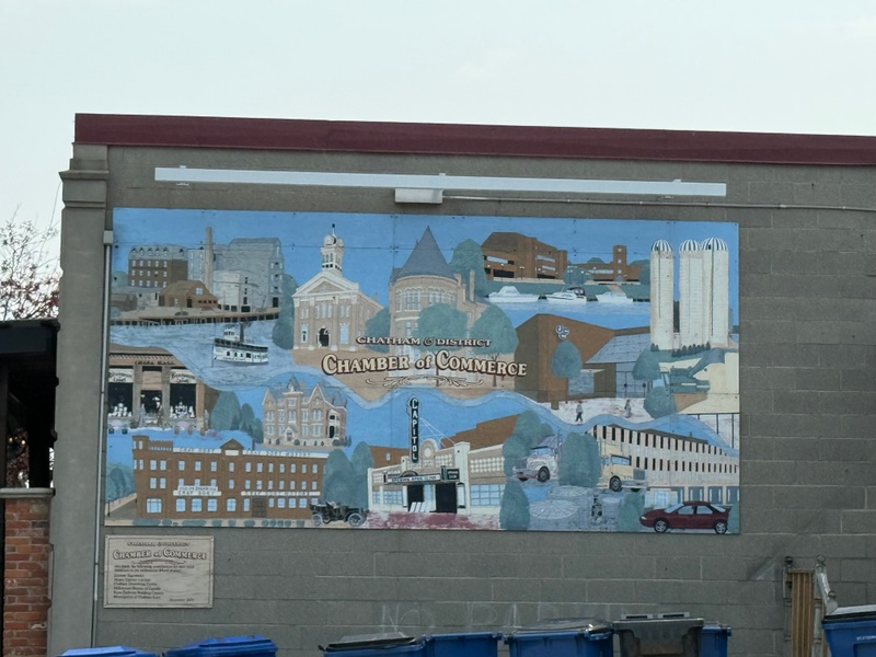 mural in Chatham-Kent by artist unknown.