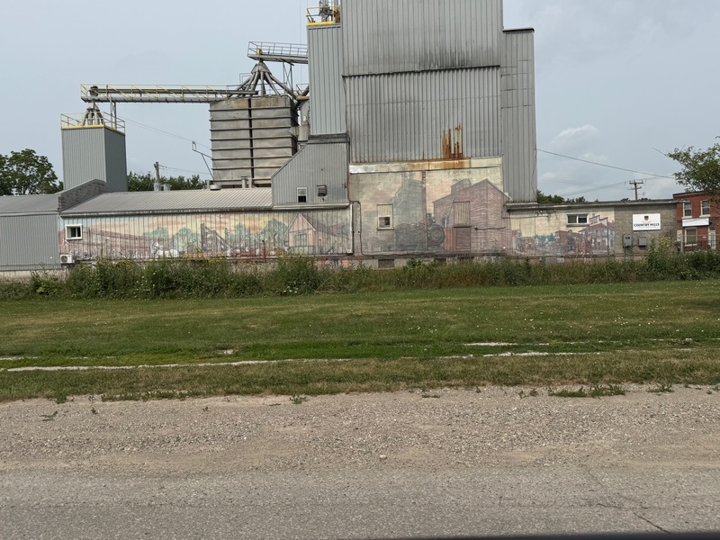 mural in Thames Centre by artist unknown.