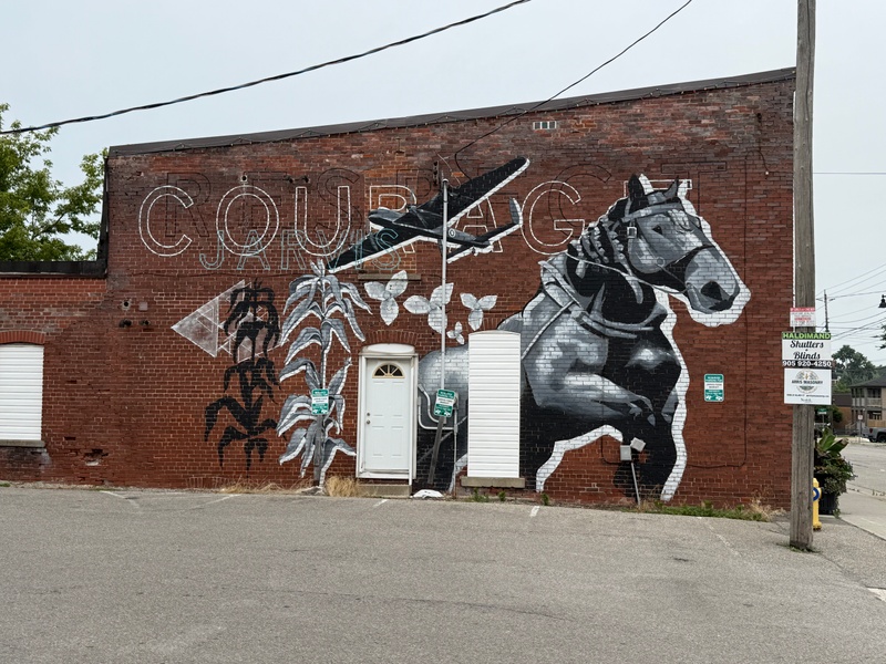 mural in Haldimand by artist unknown.