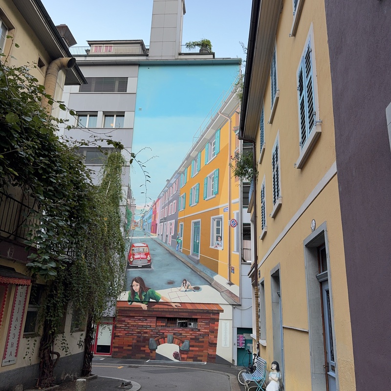 mural in Luzern by artist unknown.
