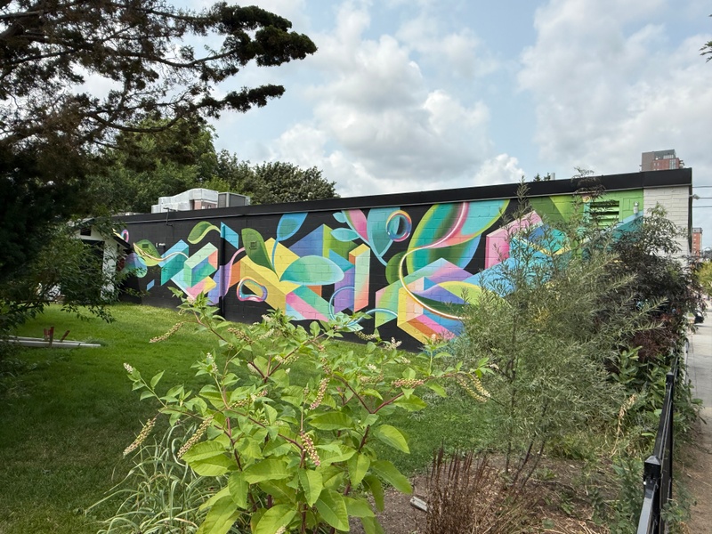 mural in Waterloo by artist unknown.