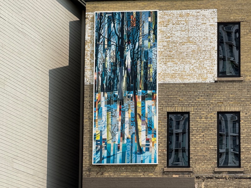 mural in Kitchener by artist unknown.
