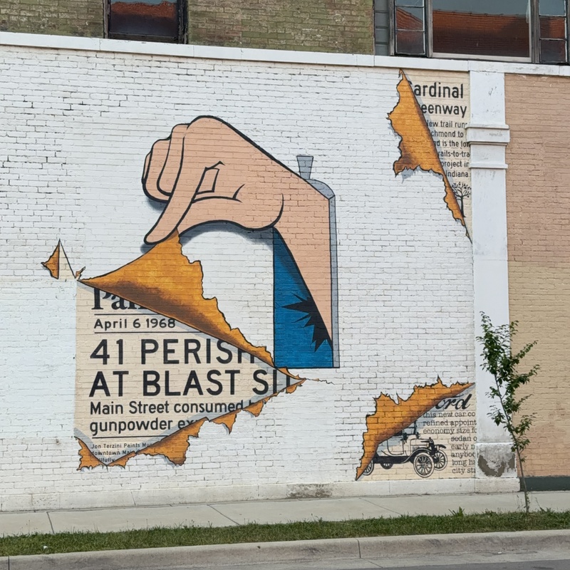 mural in Richmond by artist unknown.