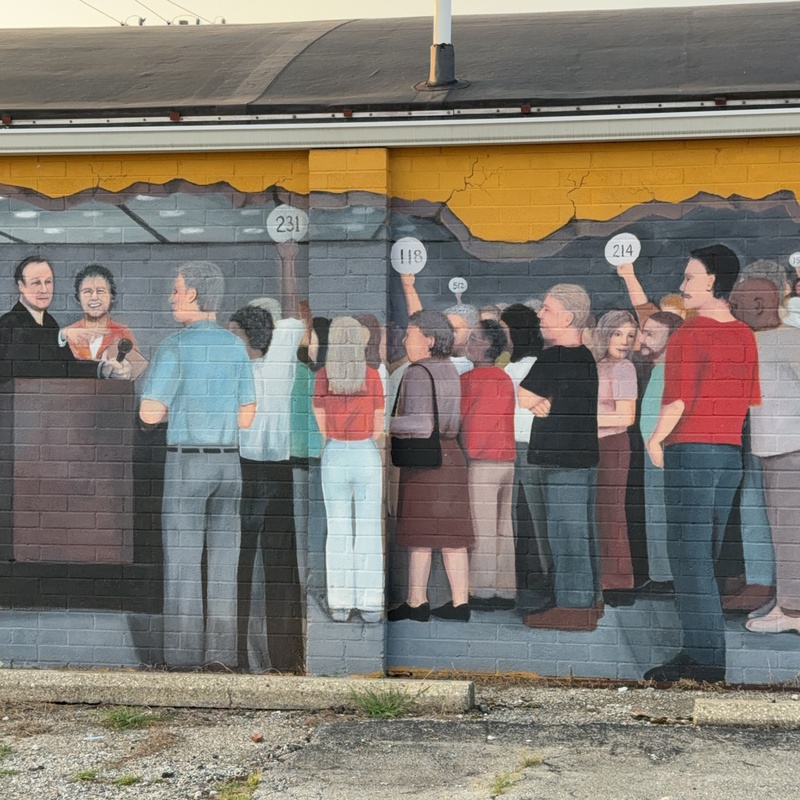 mural in Richmond by artist unknown.