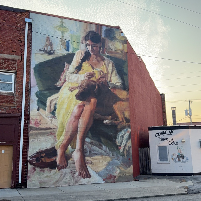 mural in Richmond by artist unknown.