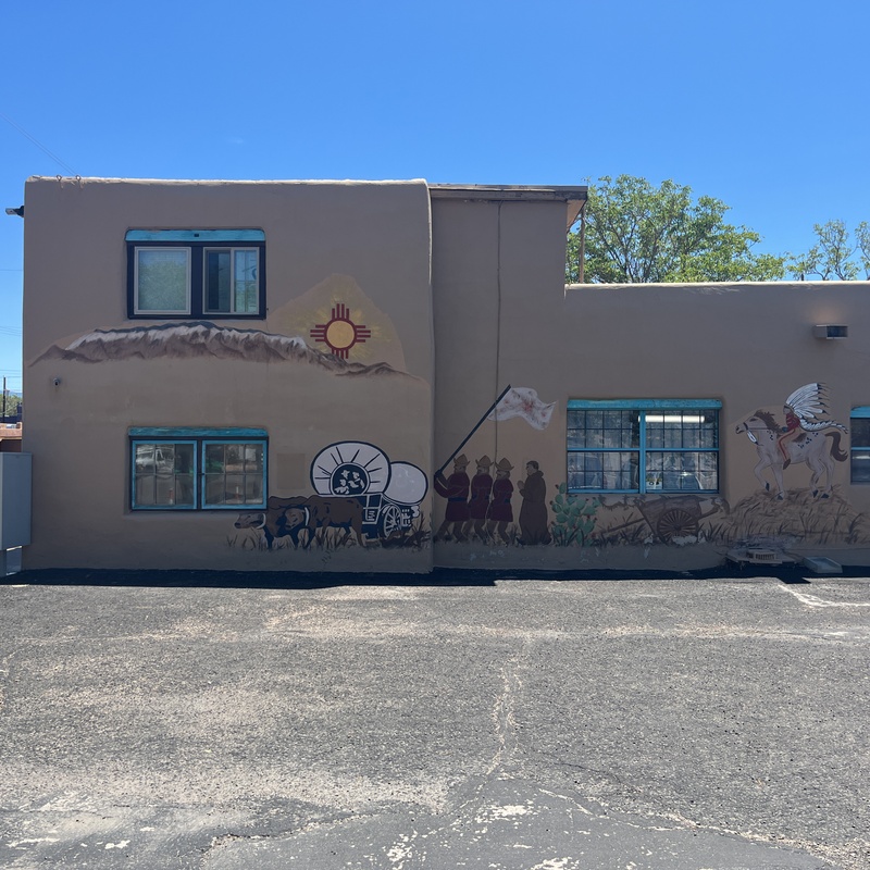 mural in Albuquerque by artist unknown.
