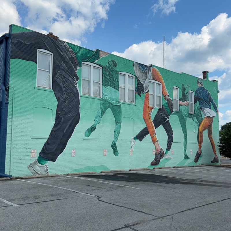 mural in Richmond by artist Anthony Brooks.