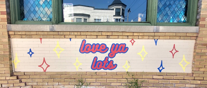 mural in Milwaukee by artist unknown.