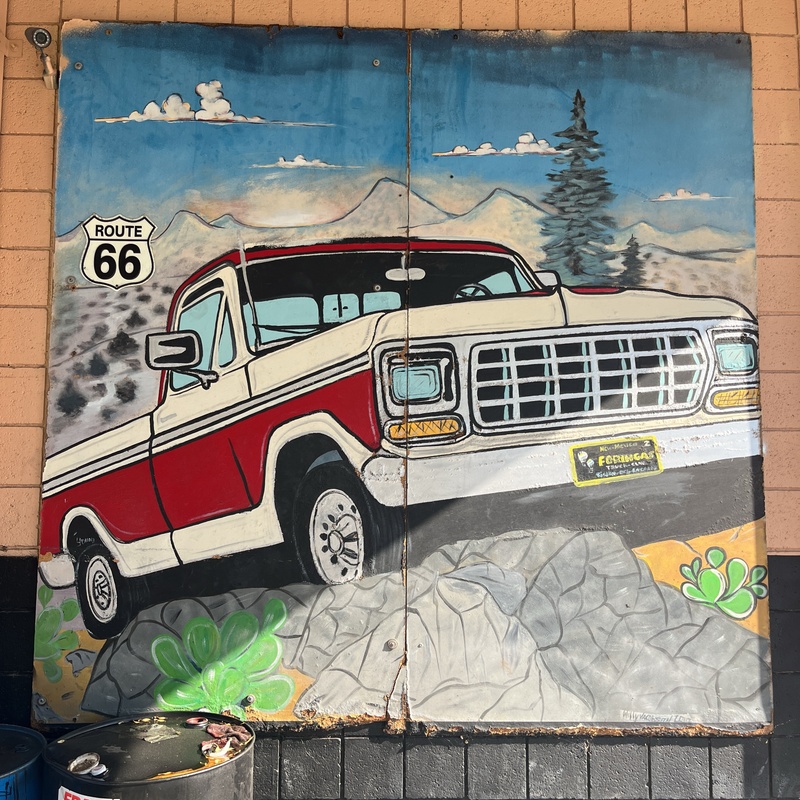 mural in Albuquerque by artist unknown.