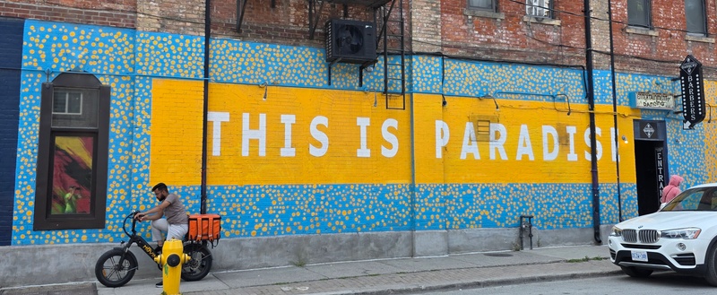 mural in Toronto by artist unknown.
