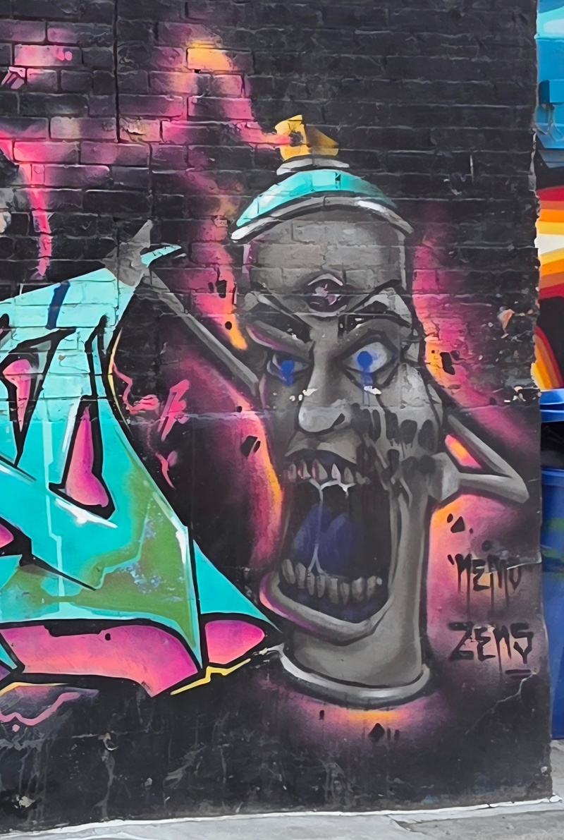 mural in Toronto by artist unknown.