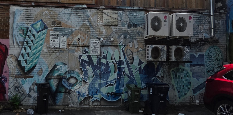 mural in Toronto by artist unknown.