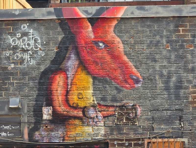 mural in Toronto by artist unknown.