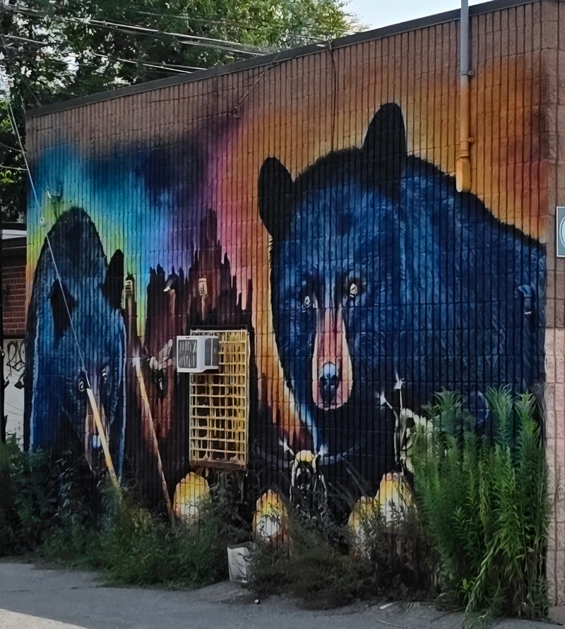 mural in Toronto by artist unknown.