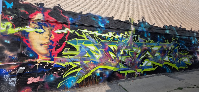 mural in Toronto by artist unknown.