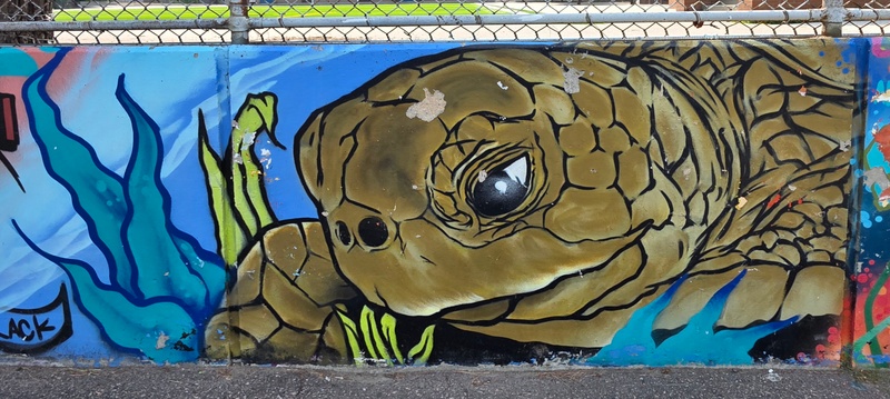 mural in Toronto by artist unknown.