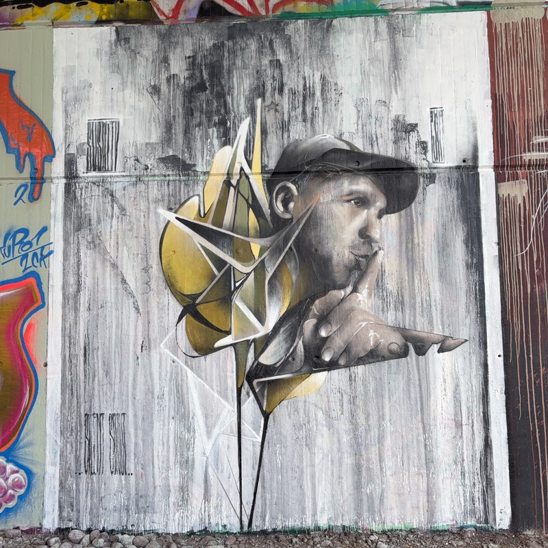 mural in Konstanz by artist unknown.