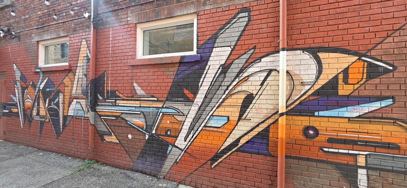 mural in Cambridge by artist unknown.