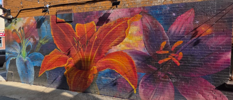 mural in Cambridge by artist unknown.