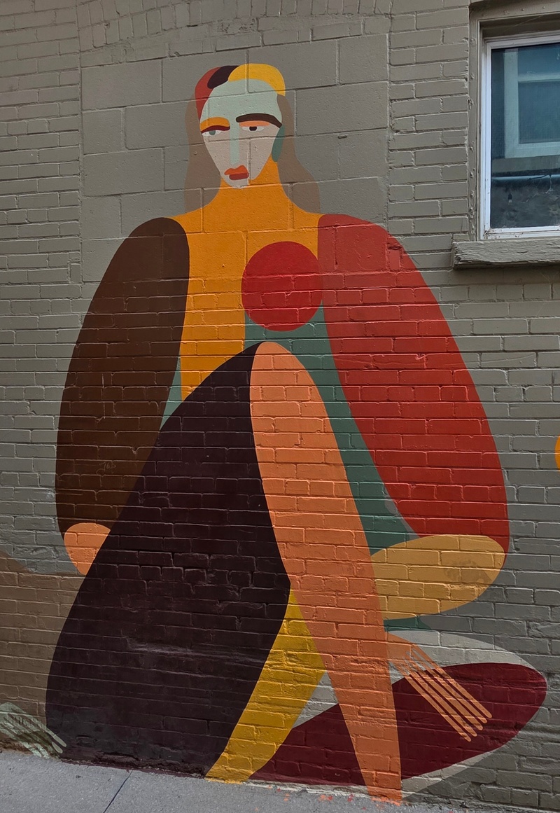 mural in Cambridge by artist unknown.