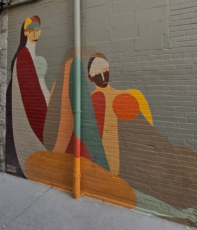 mural in Cambridge by artist unknown.
