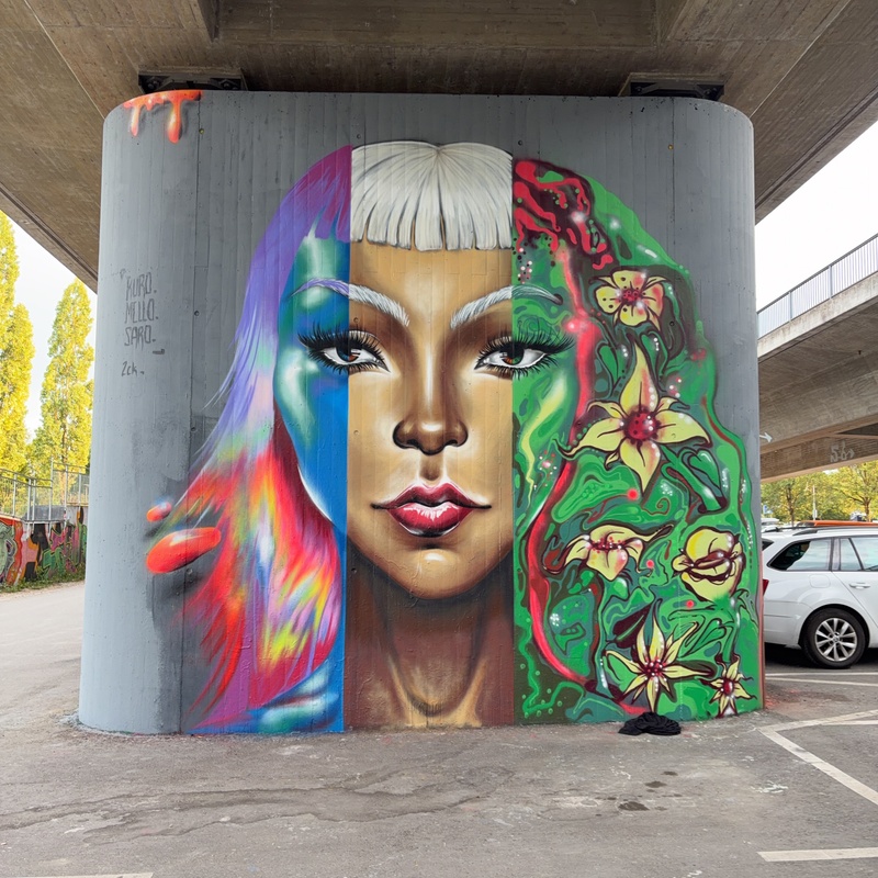 mural in Konstanz by artist unknown.