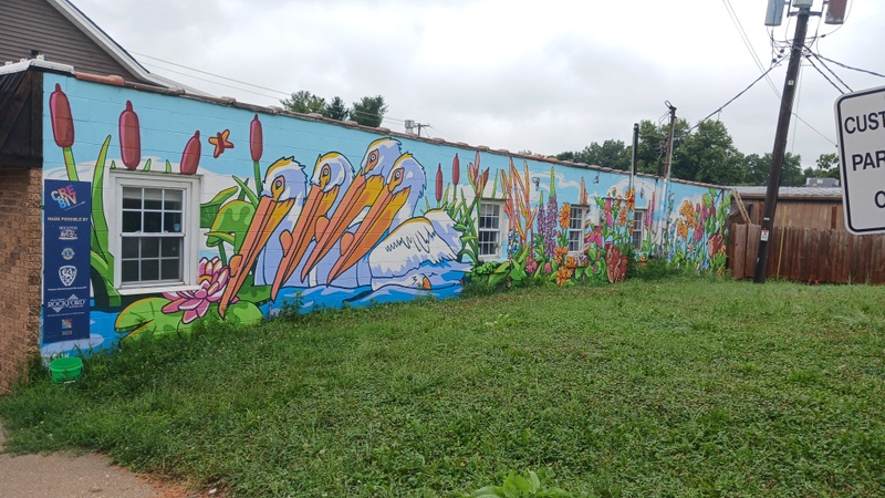 mural in Rockton by artist Dustin Eckhardt.