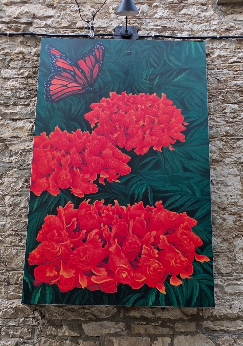 mural in Cambridge by artist unknown.