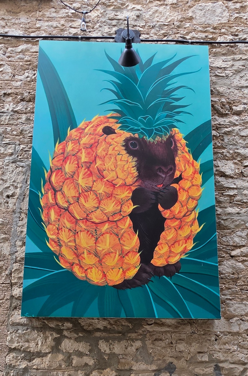 mural in Cambridge by artist unknown.