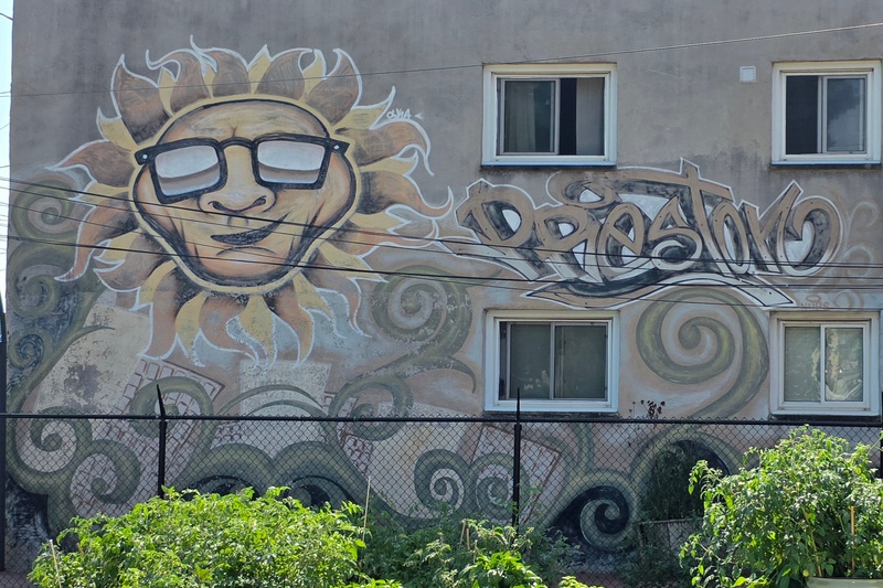 mural in Cambridge by artist unknown.