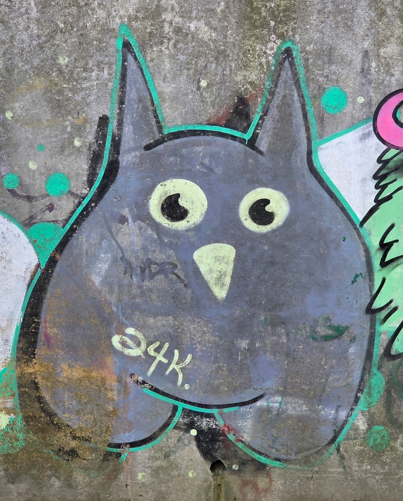 mural in Kitchener by artist unknown.