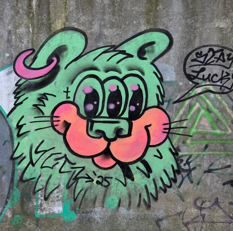 mural in Kitchener by artist unknown.