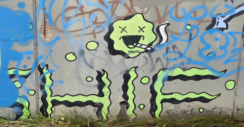 mural in Kitchener by artist unknown.