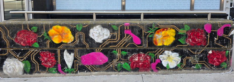 mural in Kitchener by artist unknown.
