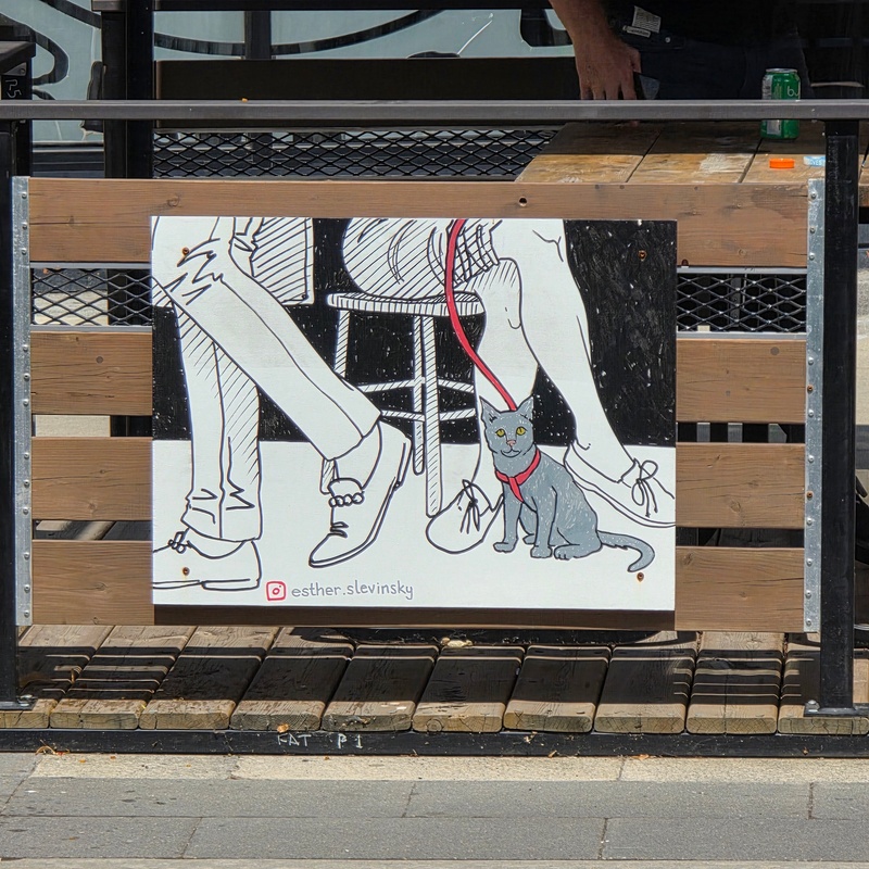 mural in Kitchener by artist unknown.