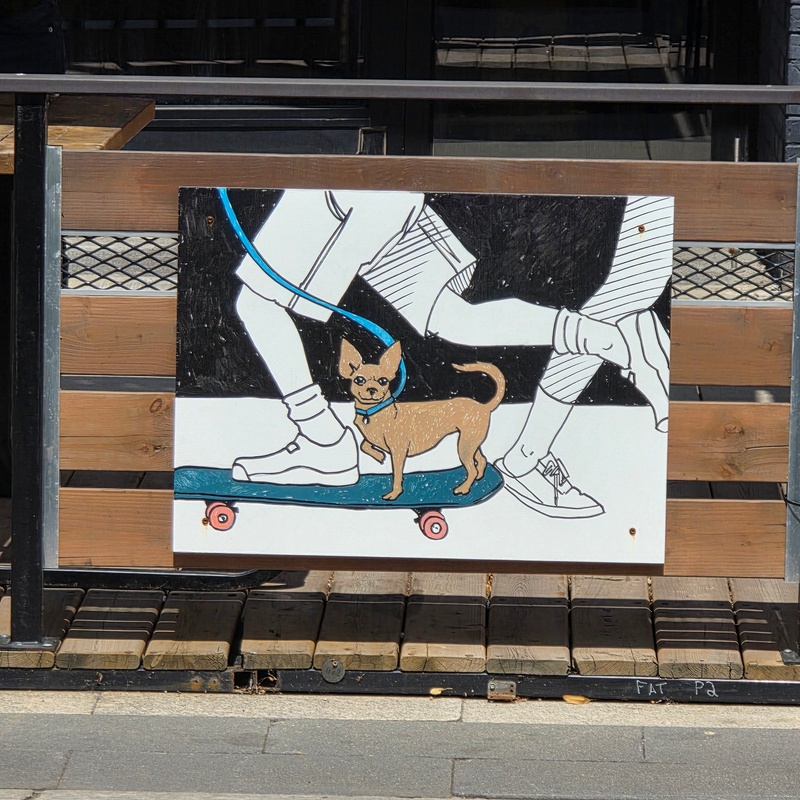 mural in Kitchener by artist unknown.