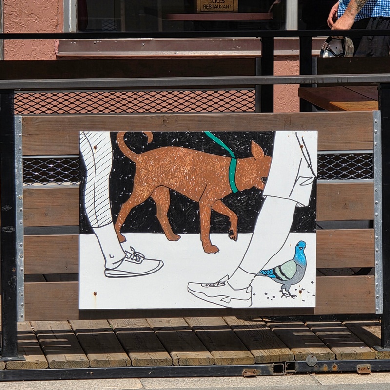 mural in Kitchener by artist unknown.