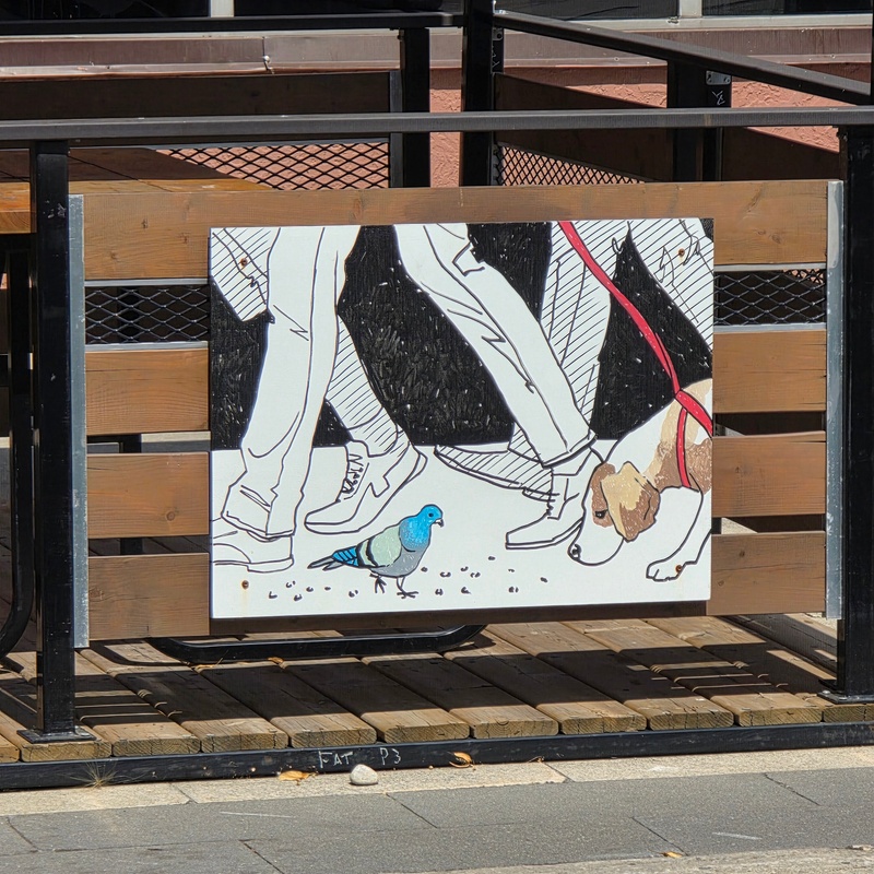 mural in Kitchener by artist unknown.