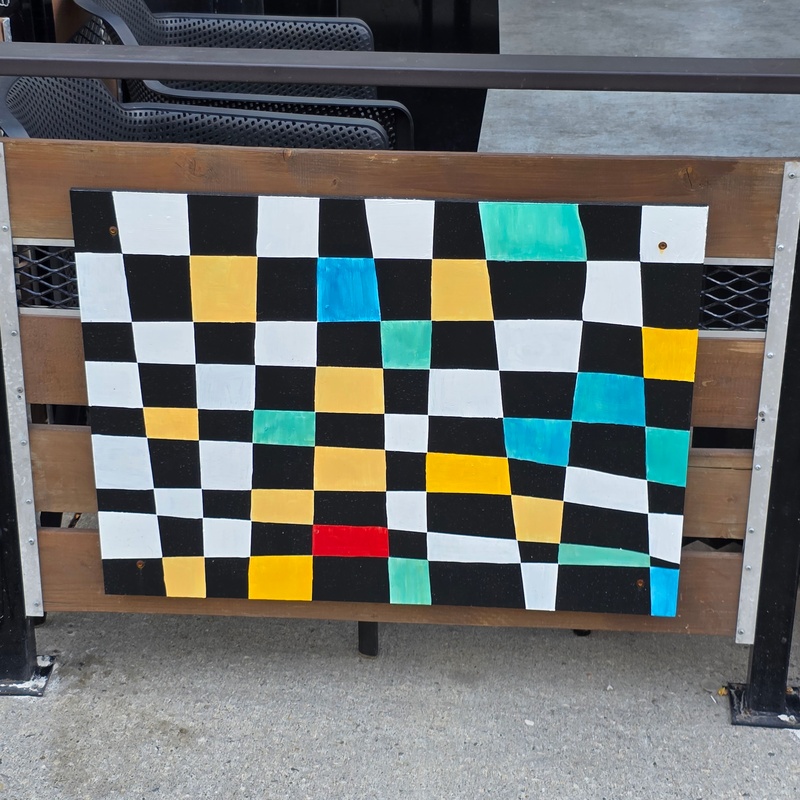 mural in Kitchener by artist unknown.