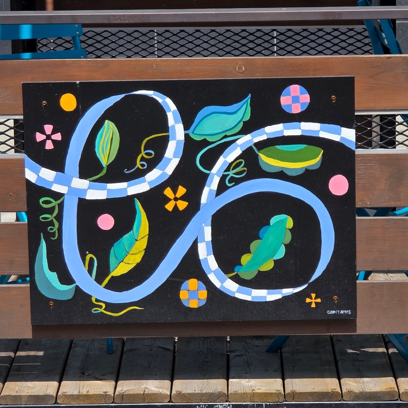 mural in Kitchener by artist unknown.
