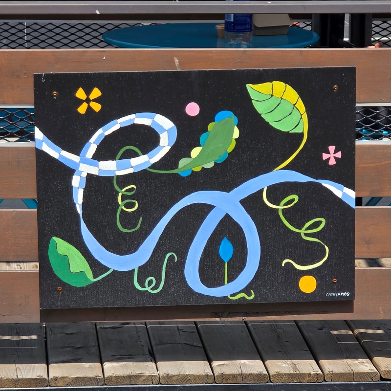 mural in Kitchener by artist unknown.