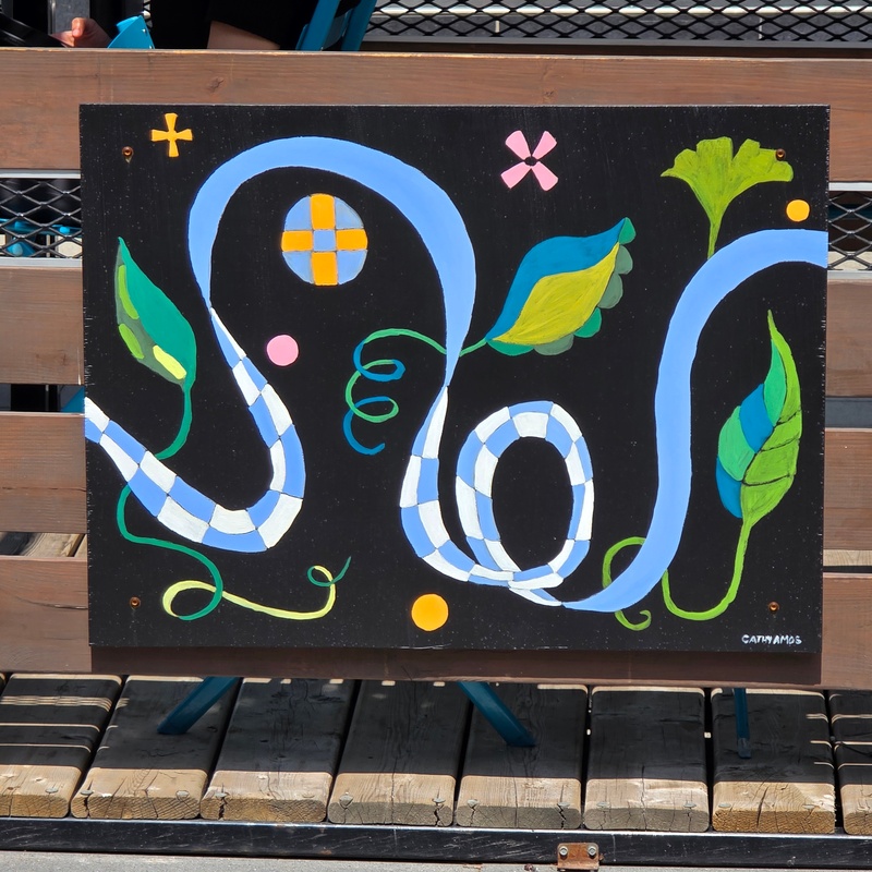 mural in Kitchener by artist unknown.