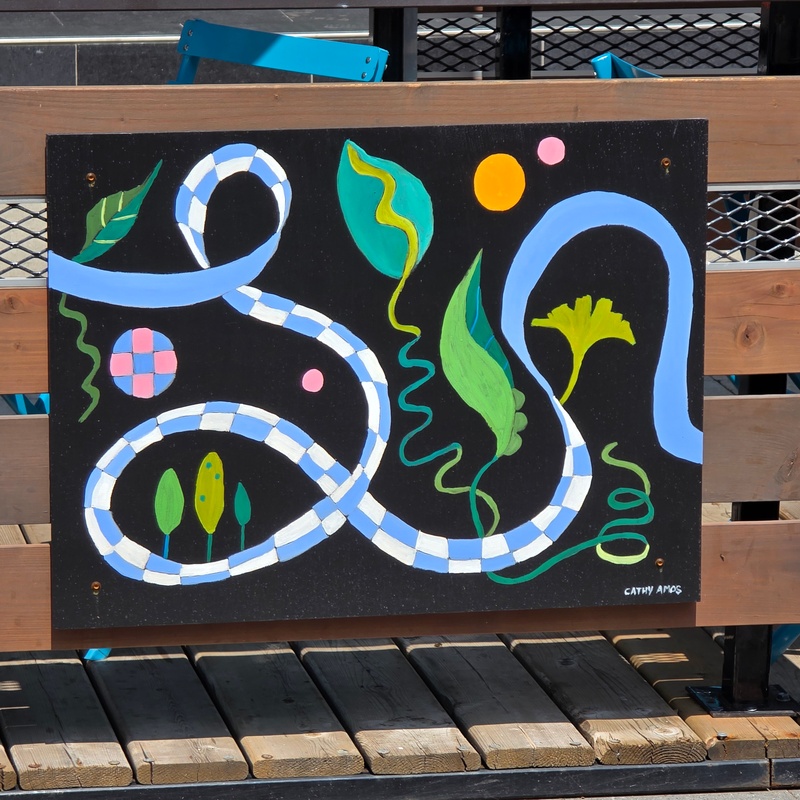 mural in Kitchener by artist unknown.