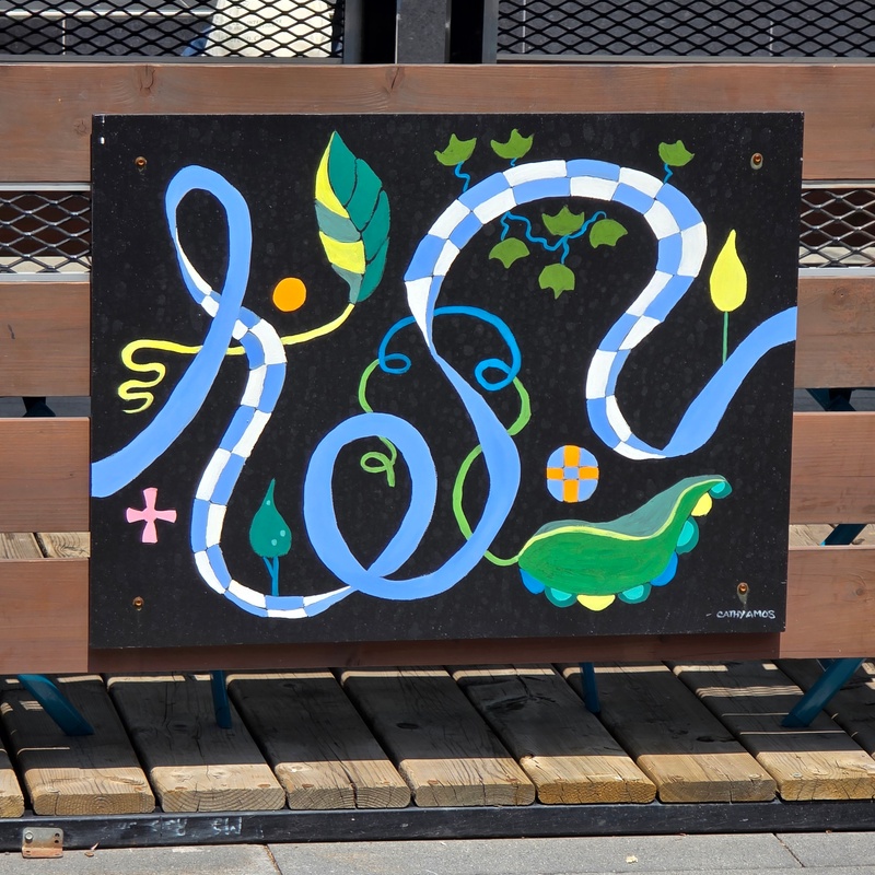 mural in Kitchener by artist unknown.