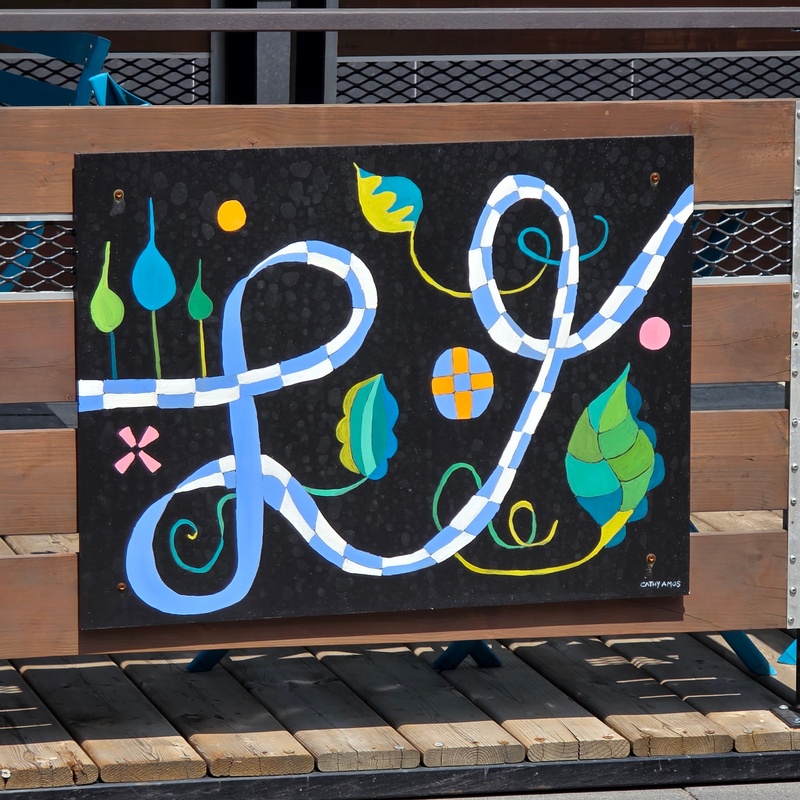 mural in Kitchener by artist unknown.