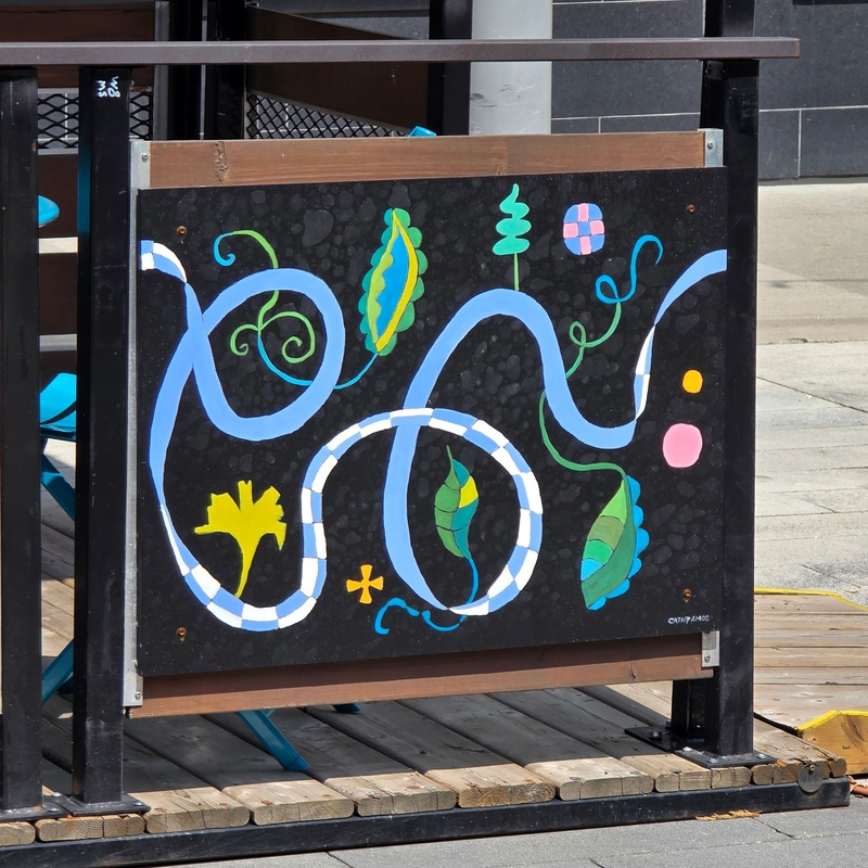 mural in Kitchener by artist unknown.