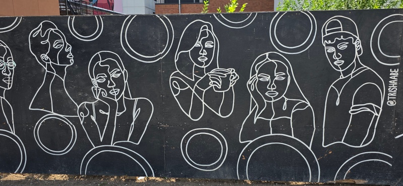 mural in Kitchener by artist unknown.